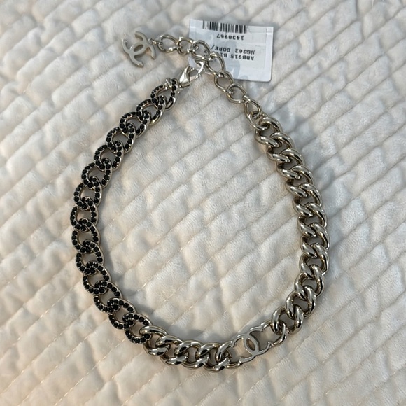 ‼️‼️Guaranteed Authentic‼️‼️ New Chanel Strass Choker Link Necklace - Picture 1 of 7